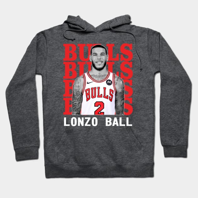 Chicago Bulls Lonzo Ball Hoodie by Thejockandnerd